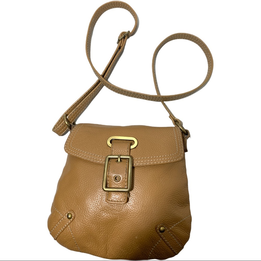STJOHNS’BAY Yellow Leather Crossbody Bag